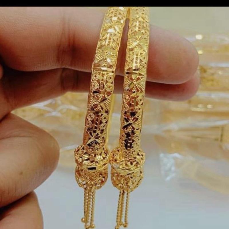 Gold Plated Kangan With Box