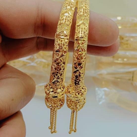 Gold Plated Kangan With Box