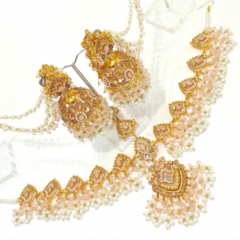 Matha Pati and Jhumka Set - Traditional Indian Bride Wedding Collection - My Jewel Box