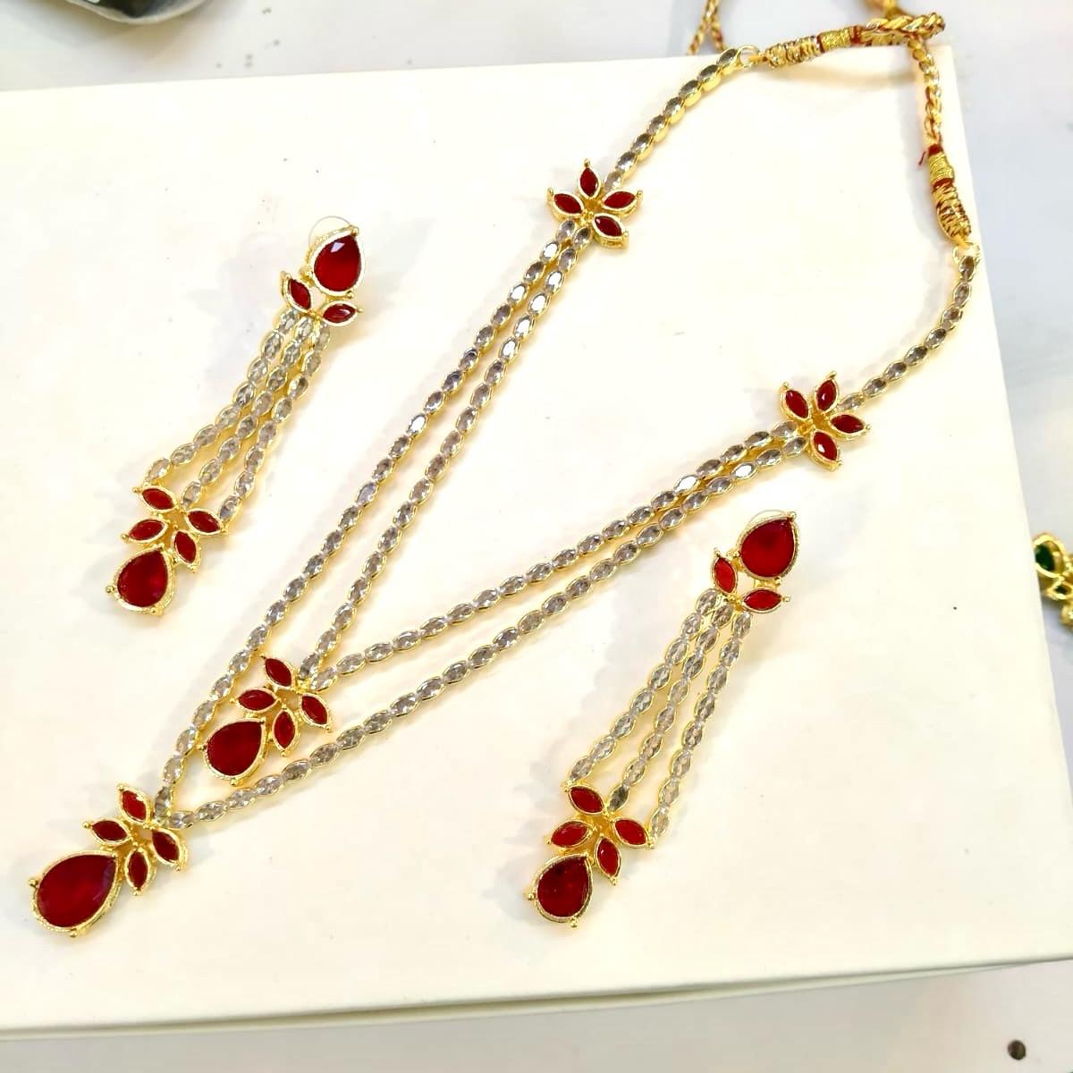 Zircon elegant necklace set Birthday Wedding Engagement Anniversary