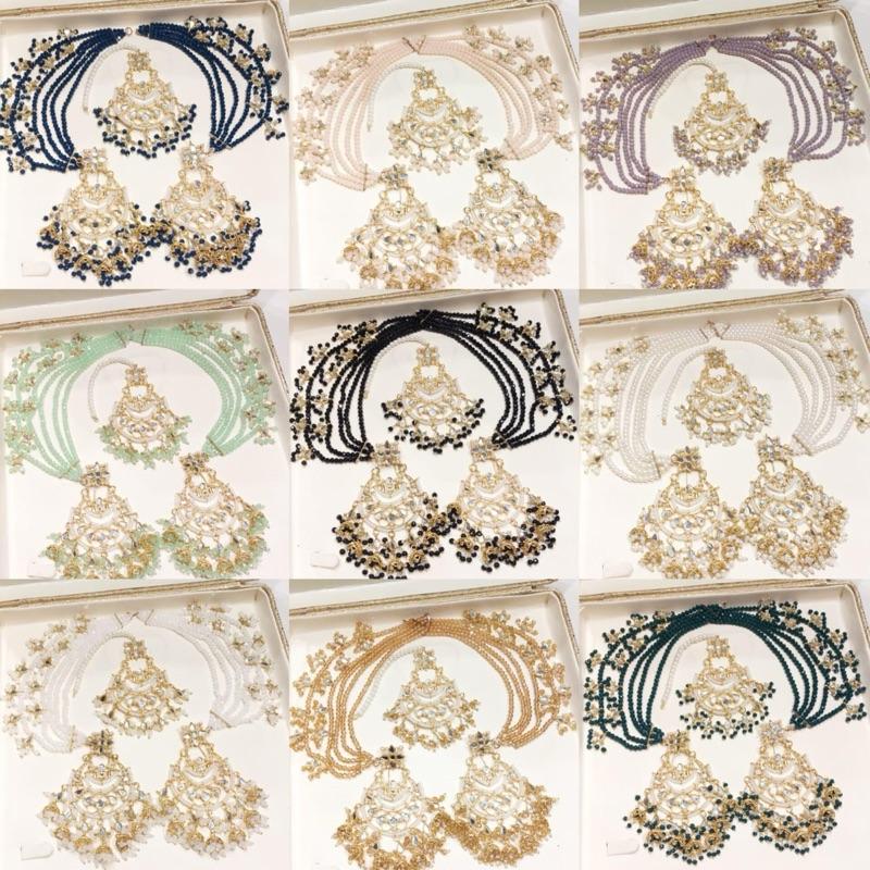 SARA kHAN   earring tikka with babhubali style sahare ET 005 Earring Tikka Set for Women - Perfect for Any Occasion - My Jewel Box