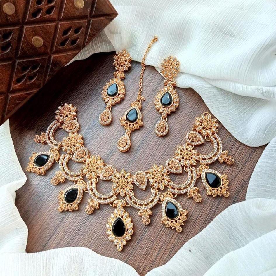 MAHAM  zircon necklace set JBC004