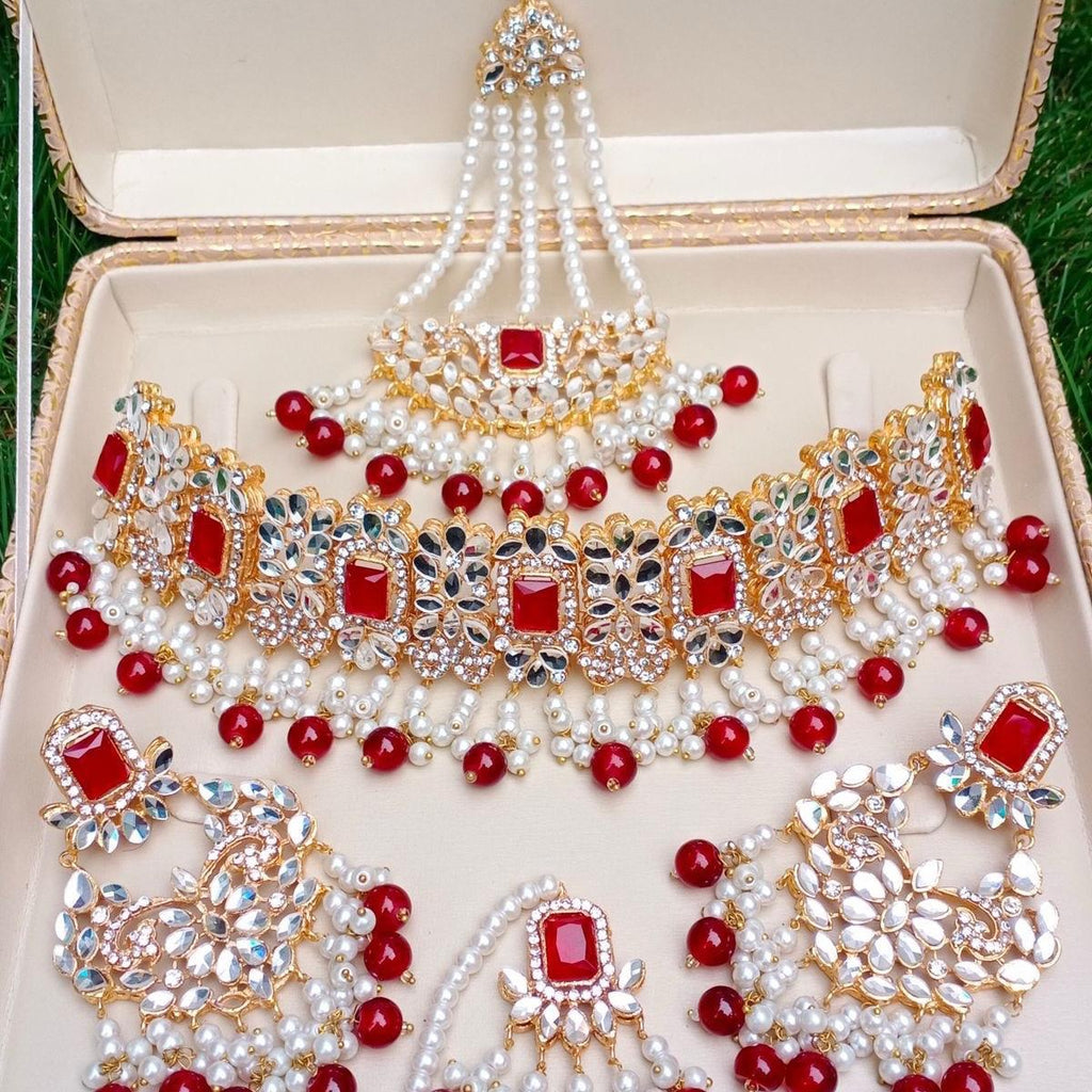 Bridal / partywear HOORAIN Collar style choker set Auspicious Anniversary Female Female Engagement