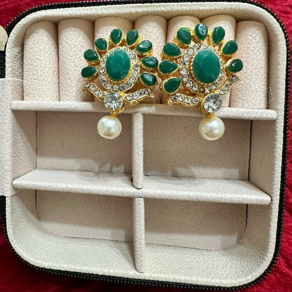 Murshid  Turkish Studs Earrings with Pearls - Perfect for Any Occasion