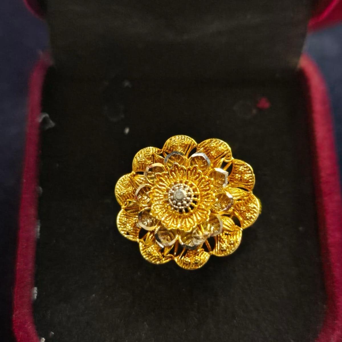 Gold Polish Rings for Women - Size 18 UK Size 8 SAME GOLDLOOK  but Not real gold - My Jewel Box