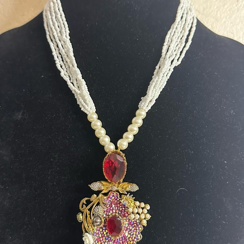 TURKISH  STYLE mala necklace with turkish stones  Only MALA - My Jewel Box