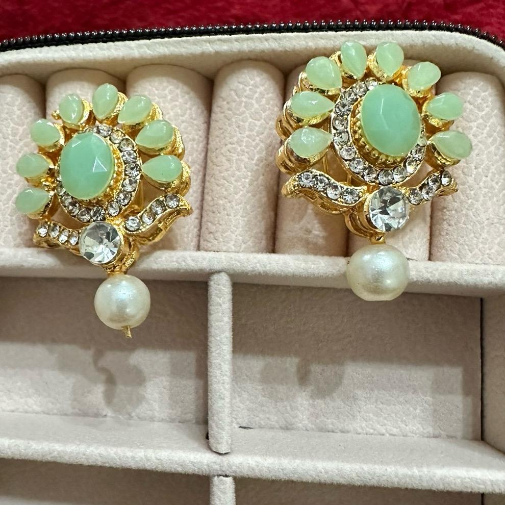 Murshid  Turkish Studs Earrings with Pearls - Perfect for Any Occasion