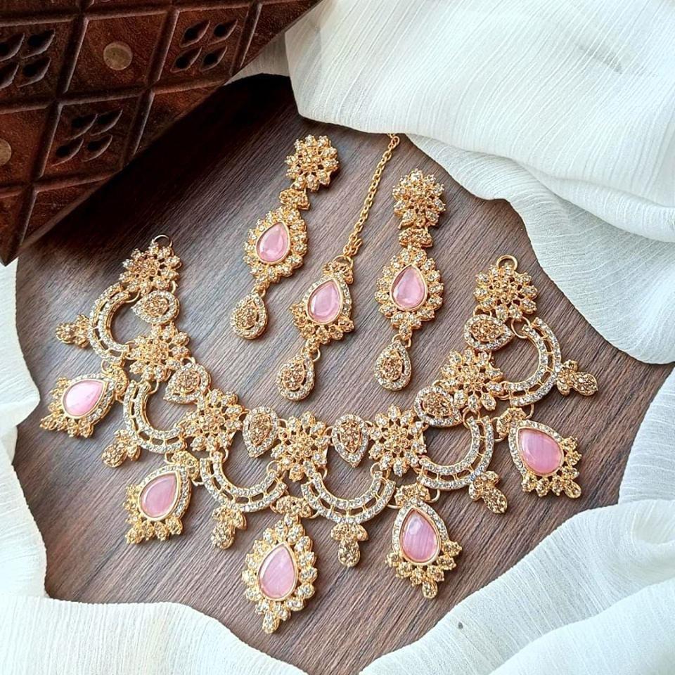 MAHAM  zircon necklace set JBC004