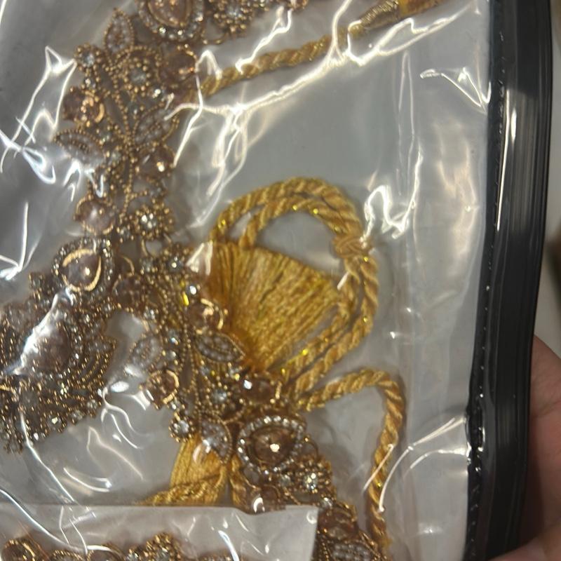 New arrival stylishReal stone zircon necklace set with earring and tikka - My Jewel Box