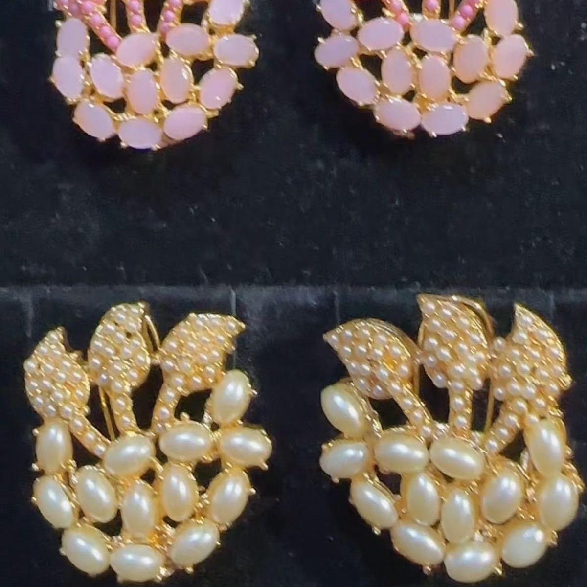 Leaf studs earring JBE002 Birthday Wedding Anniversary - My Jewel Box