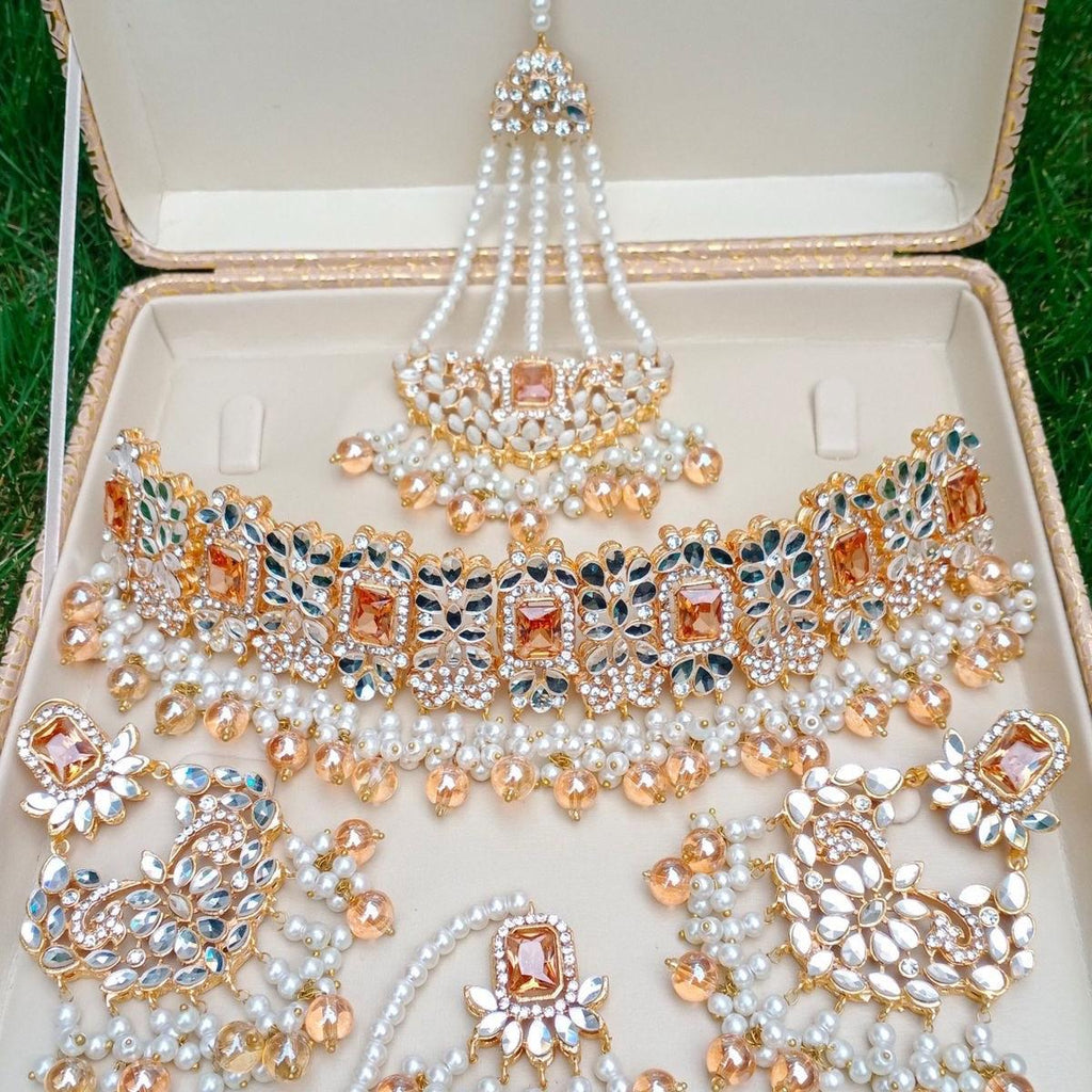 Bridal / partywear HOORAIN Collar style choker set Auspicious Anniversary Female Female Engagement