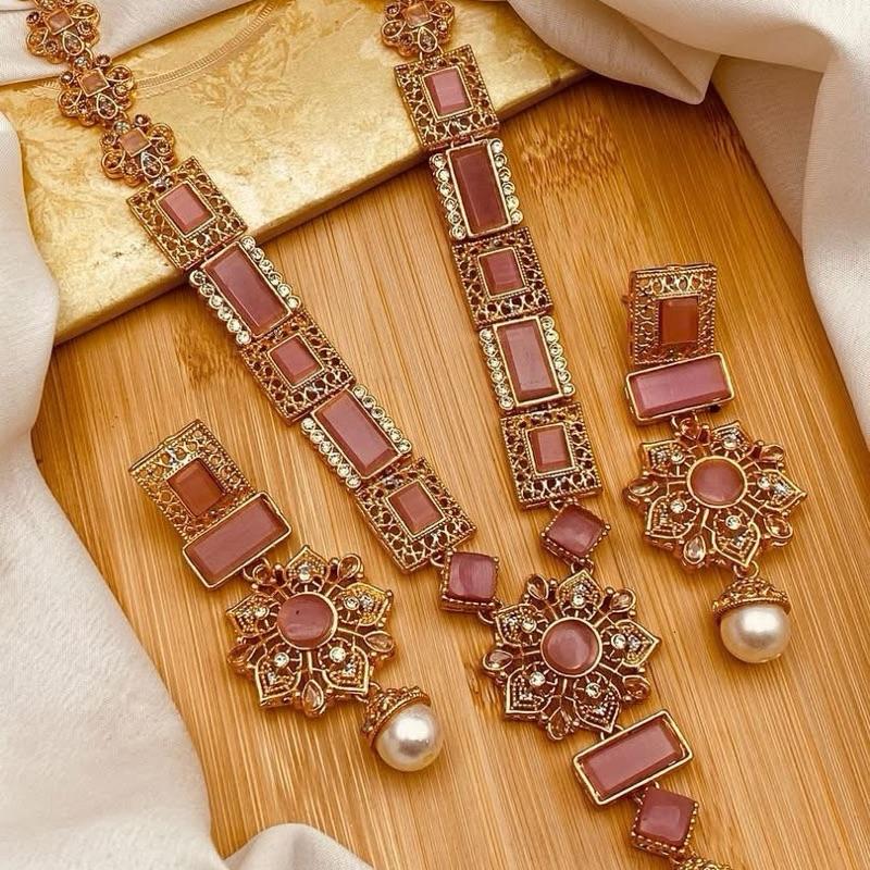 TURKISH  STYLE MALA SET with earring - My Jewel Box