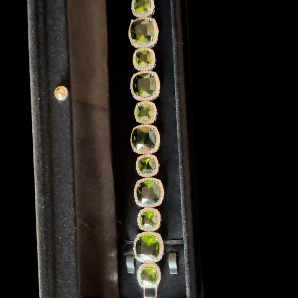 American diamond bracelet with gift box