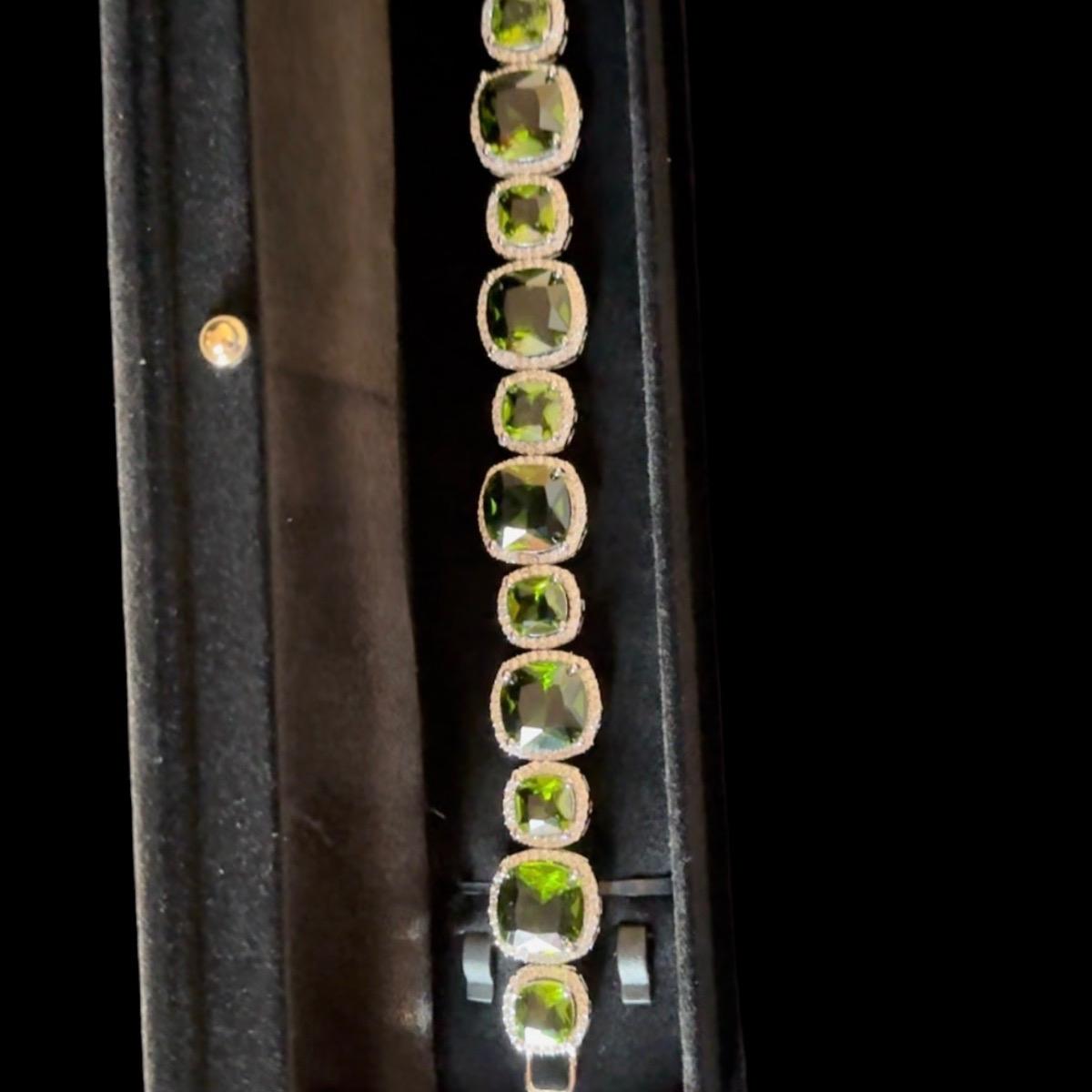 American diamond bracelet with gift box