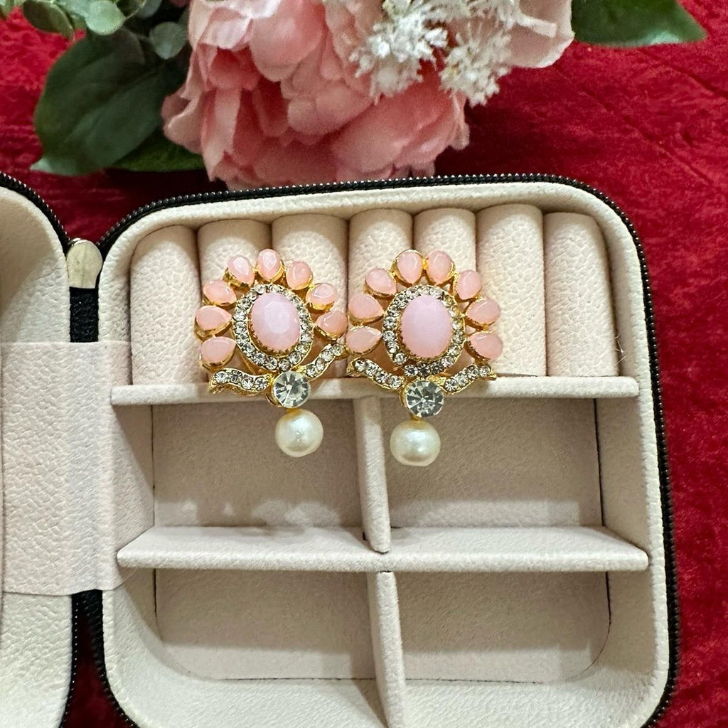 Murshid  Turkish Studs Earrings with Pearls - Perfect for Any Occasion