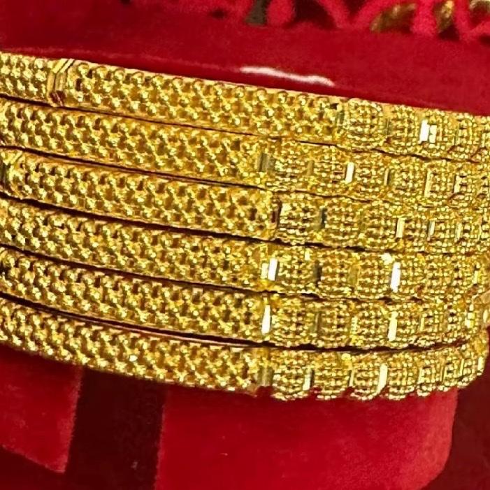 THIN BANGLES DESIGN 2 NaZisH ‘s  Gold Look like  exclusive Gold plated bangles - My Jewel Box