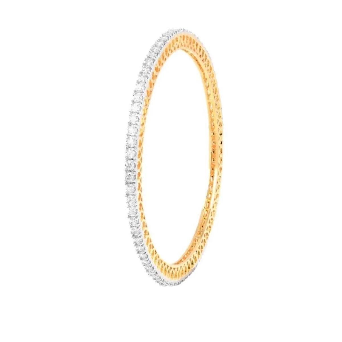 Anabiya 2 piece American diamond bangles bracelets
