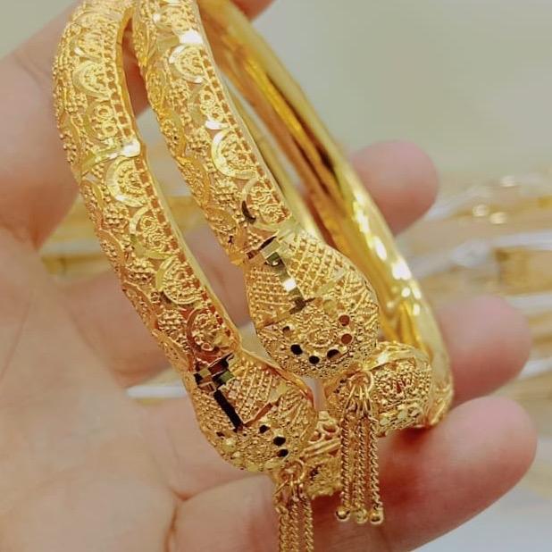Gold Plated Kangan with Box