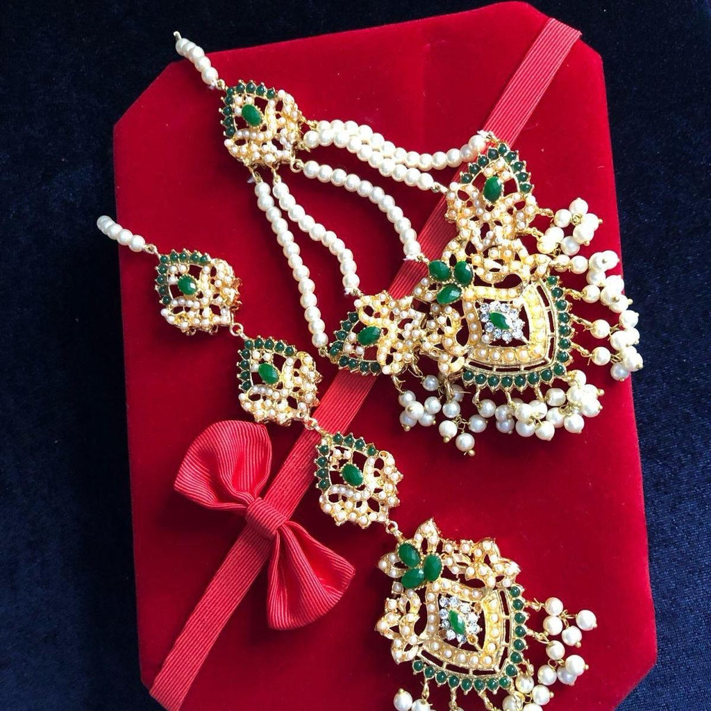 NIMRA Stylish jhomer tikka set