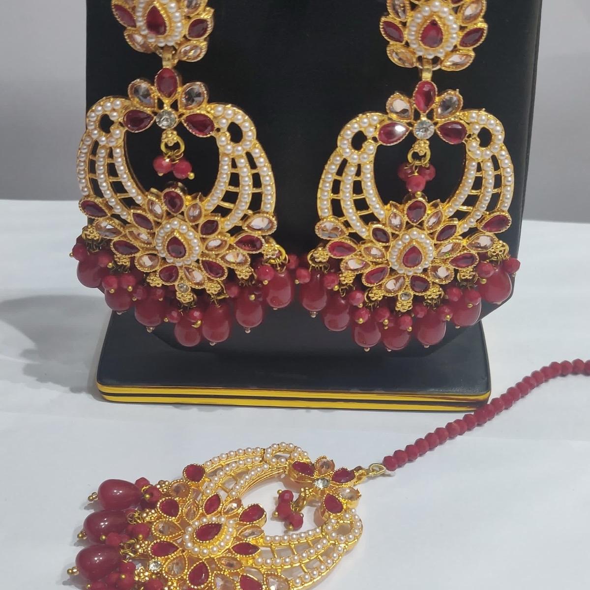 RAMSHA earring tekka jewellery set Female Engagement Auspicious Birthday