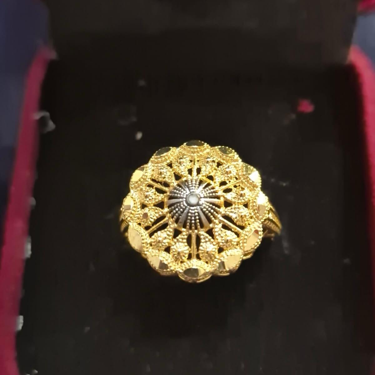 Gold Polish Rings for Women - Size 18 UK Size 8 SAME GOLDLOOK  but Not real gold - My Jewel Box