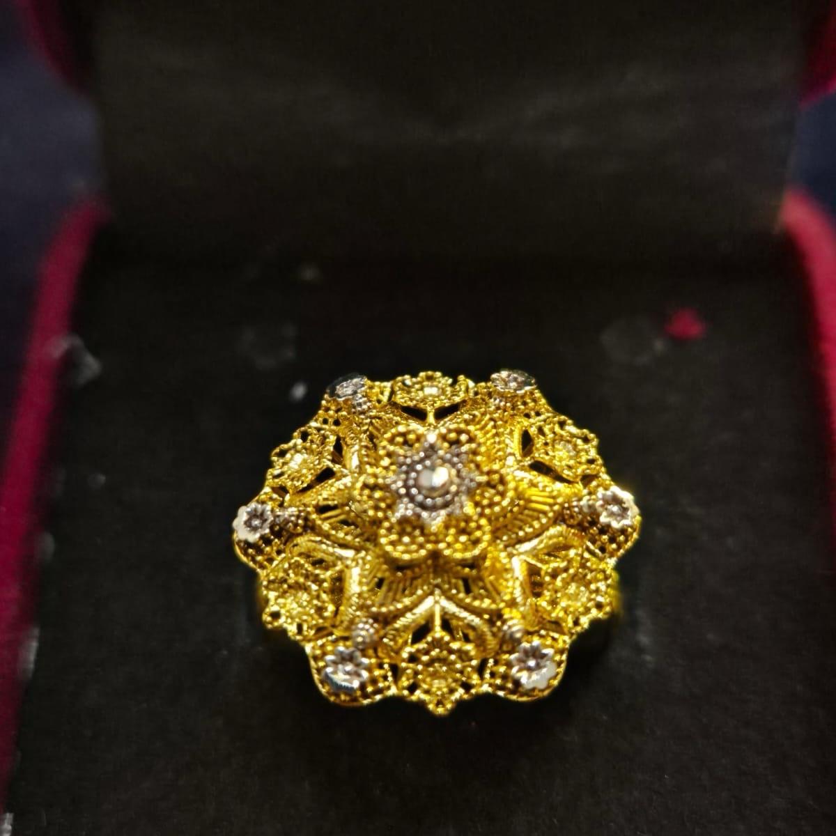 Gold Polish Rings for Women - Size 18 UK Size 8 SAME GOLDLOOK  but Not real gold - My Jewel Box