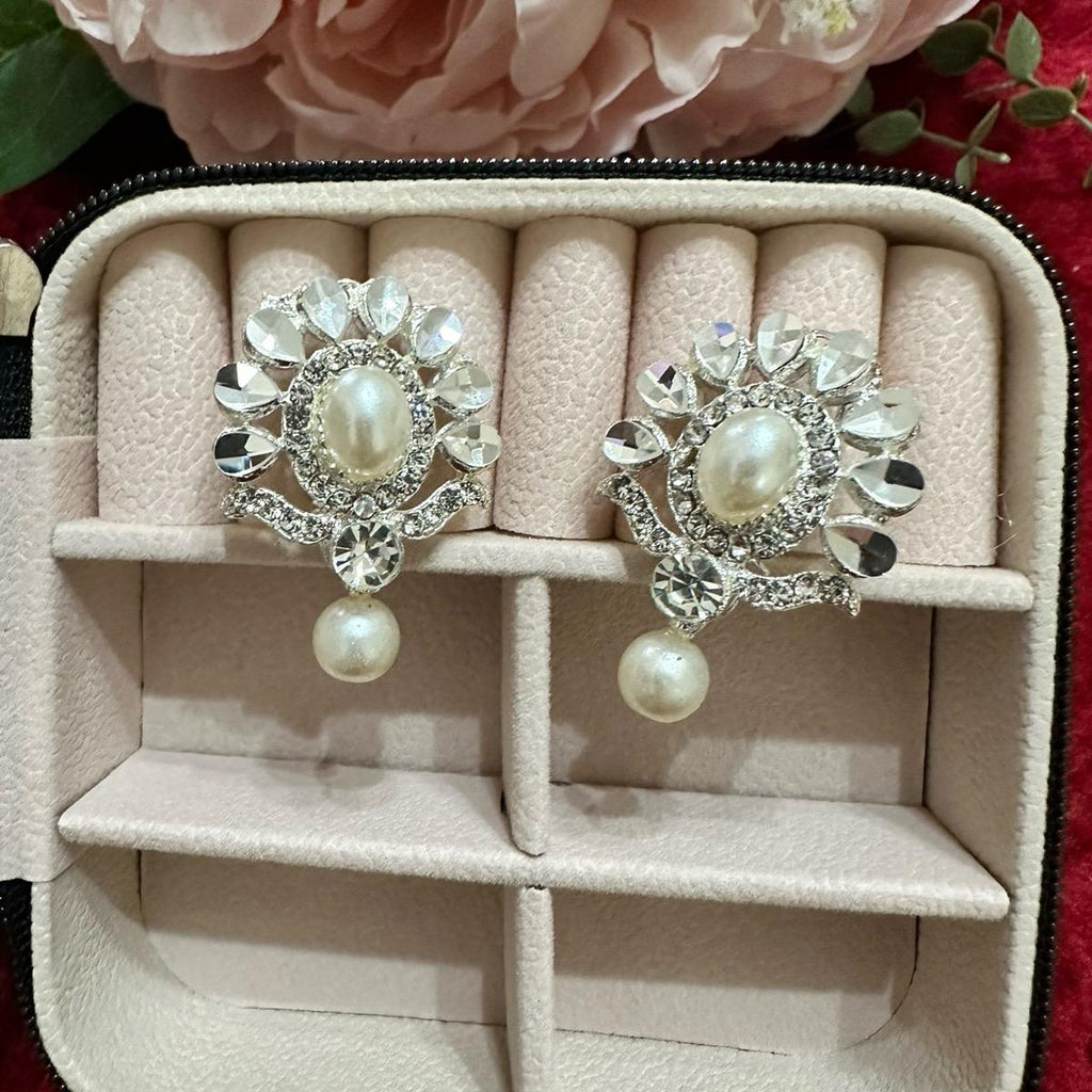 Murshid  Turkish Studs Earrings with Pearls - Perfect for Any Occasion