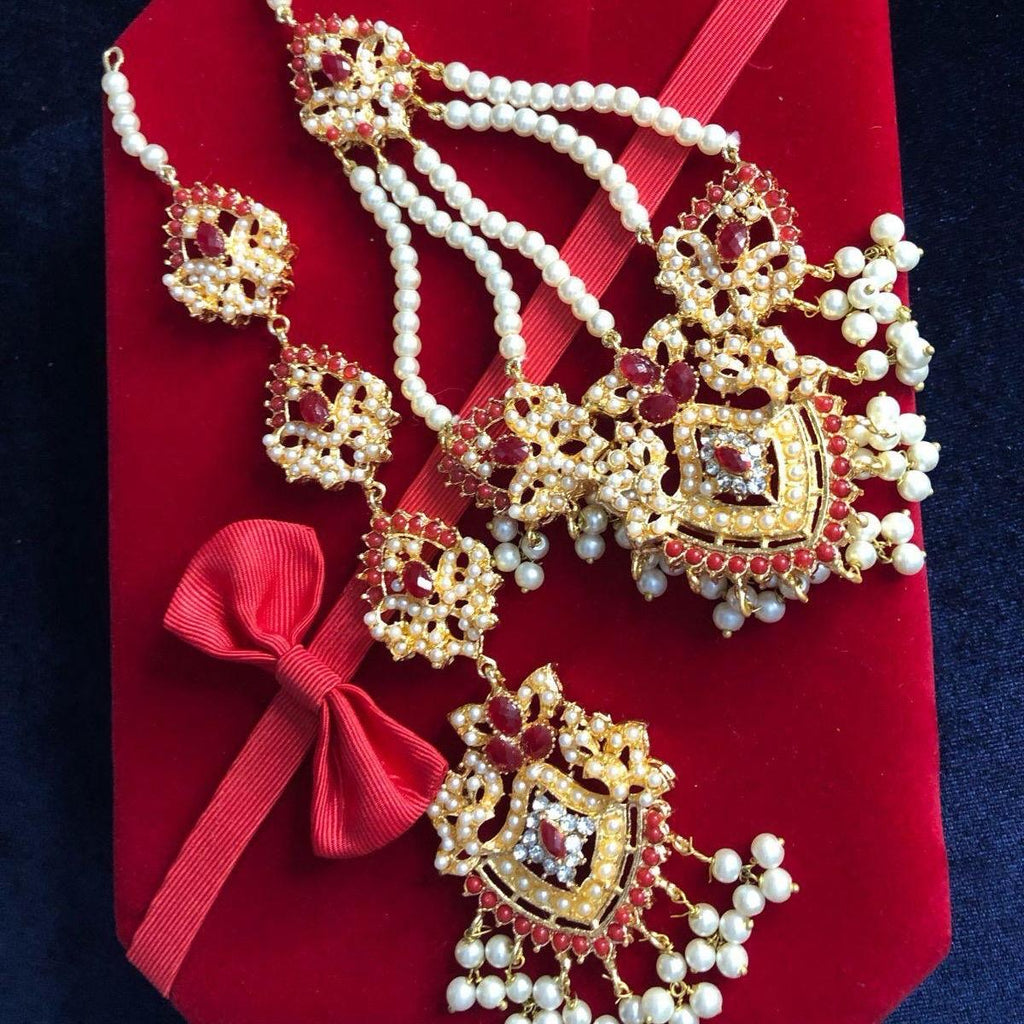 NIMRA Stylish jhomer tikka set