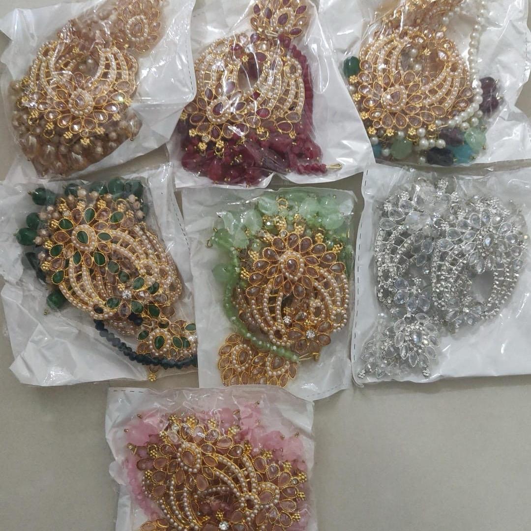 RAMSHA earring tekka jewellery set Female Engagement Auspicious Birthday