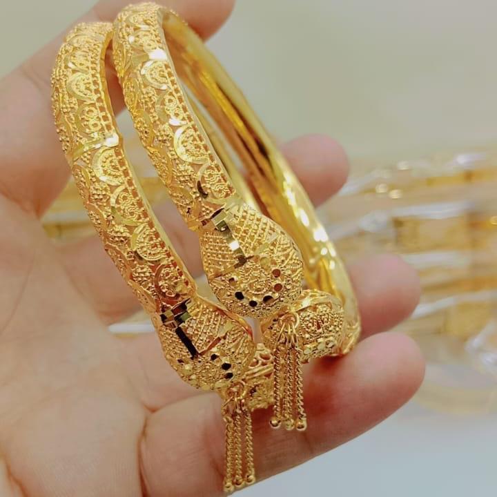 MJB  Gold Look like  exclusive Gold plated Range kangan with box - My Jewel Box