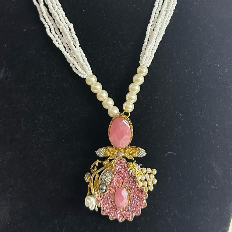 TURKISH  STYLE mala necklace with turkish stones  Only MALA - My Jewel Box