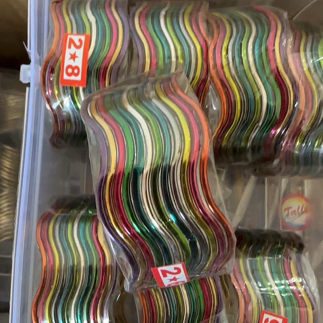 Wavy stylish 3 colour color metal  bangles - My Jewel Box