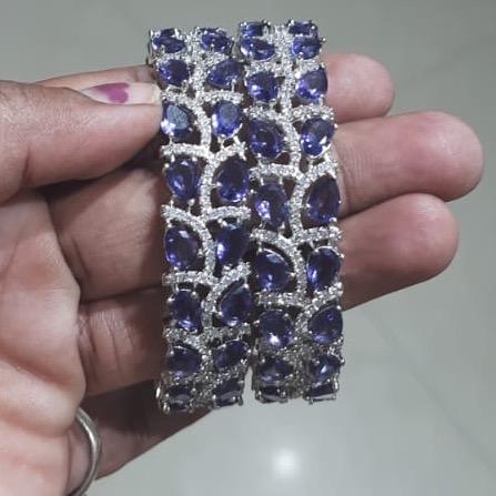 Bangles  American diamond available  in 5 colours
