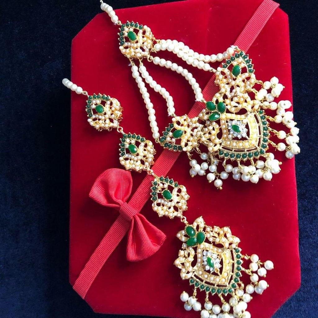 NIMRA Stylish jhomer tikka set