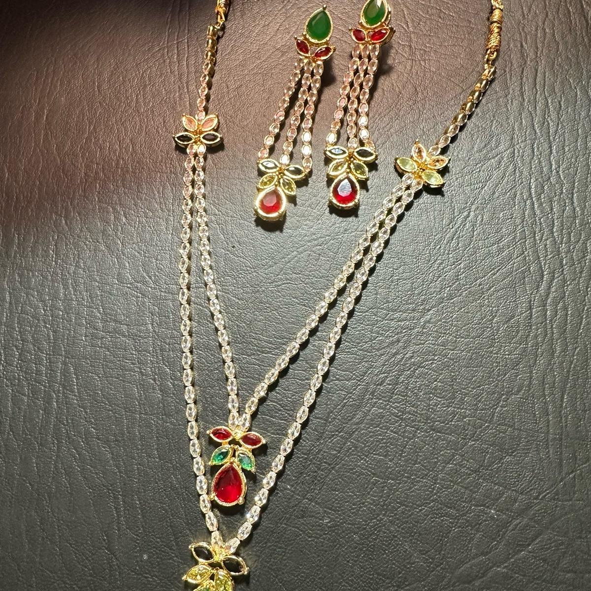 Zircon elegant necklace set Birthday Wedding Engagement Anniversary