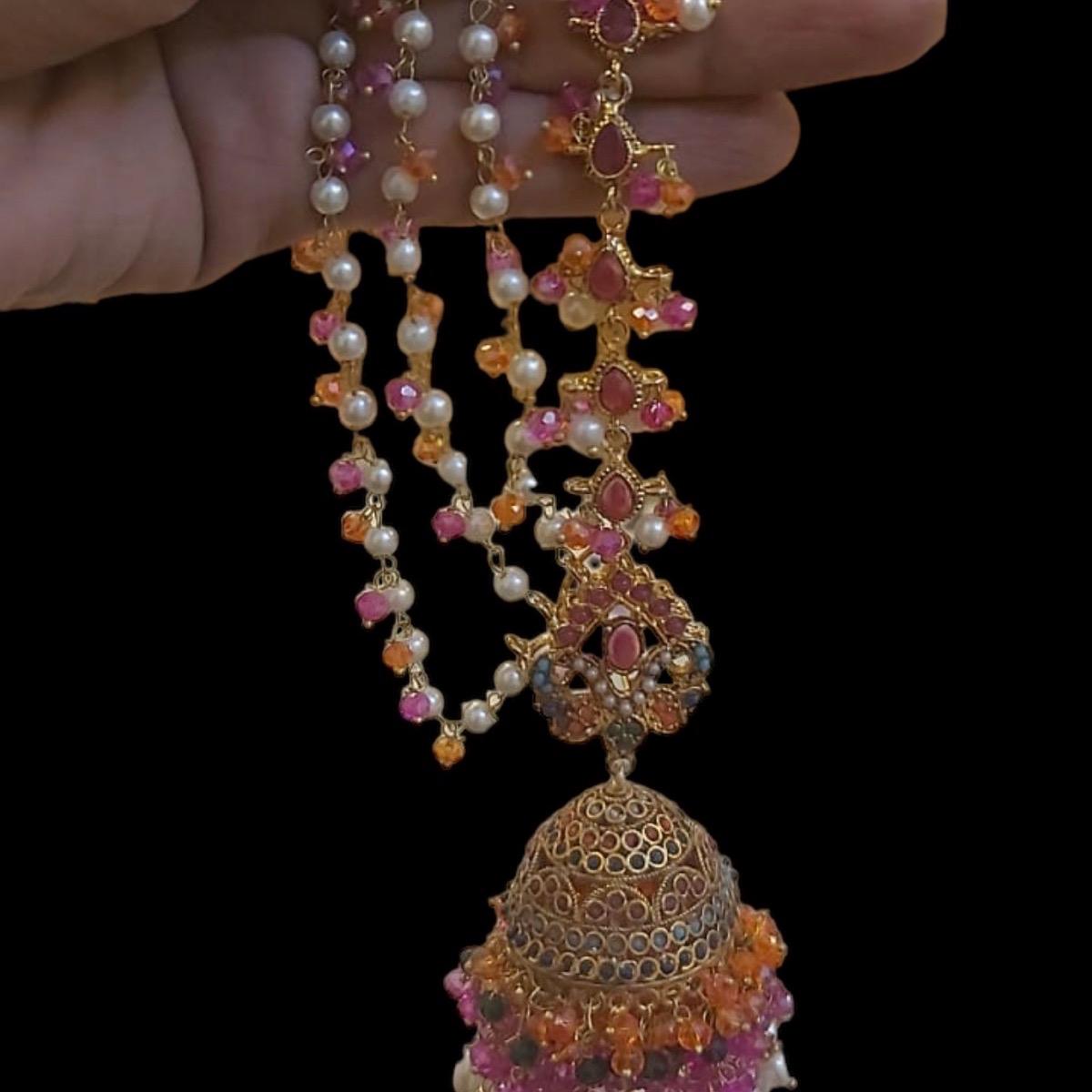 HUSUN E JAHAN  jhumka earring tekka set