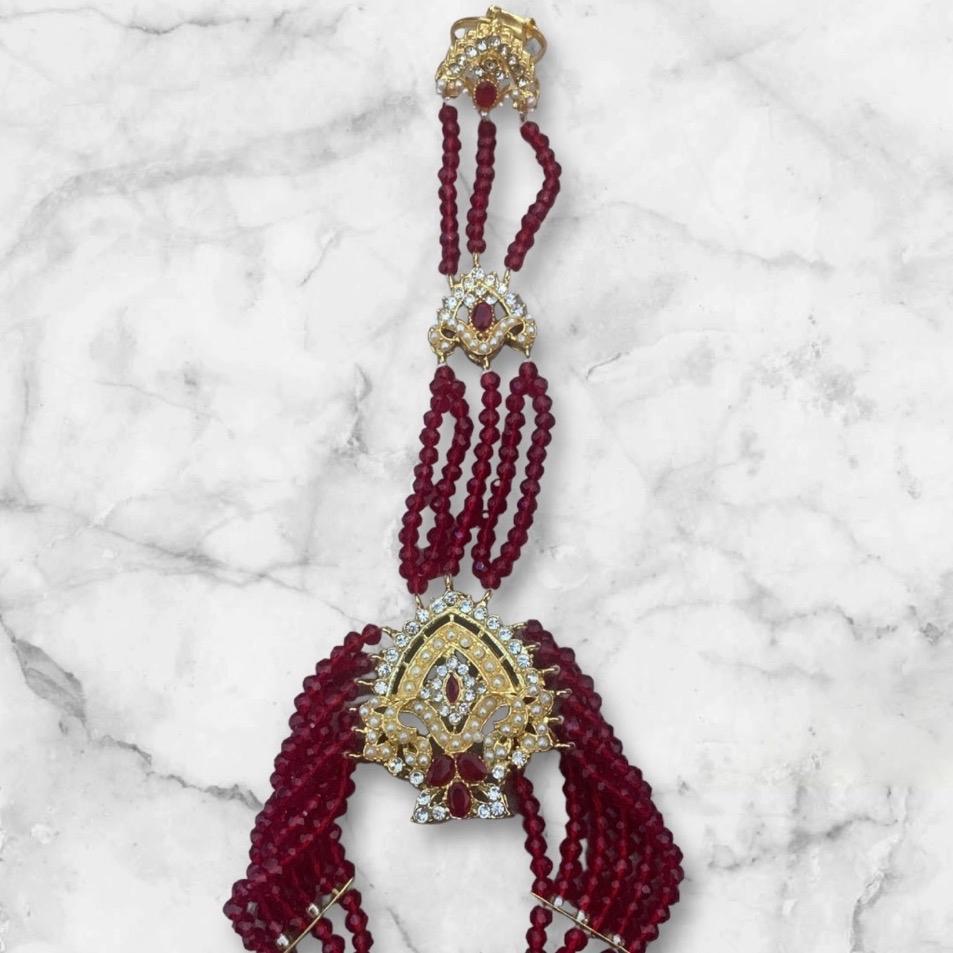 Zircon Anja  (Hand piece) 1 ring conected with bracelet available - My Jewel Box