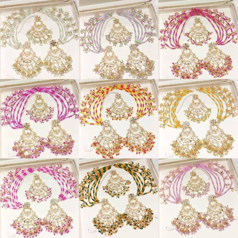 SARA kHAN   earring tikka with babhubali style sahare ET 005 Earring Tikka Set for Women - Perfect for Any Occasion - My Jewel Box