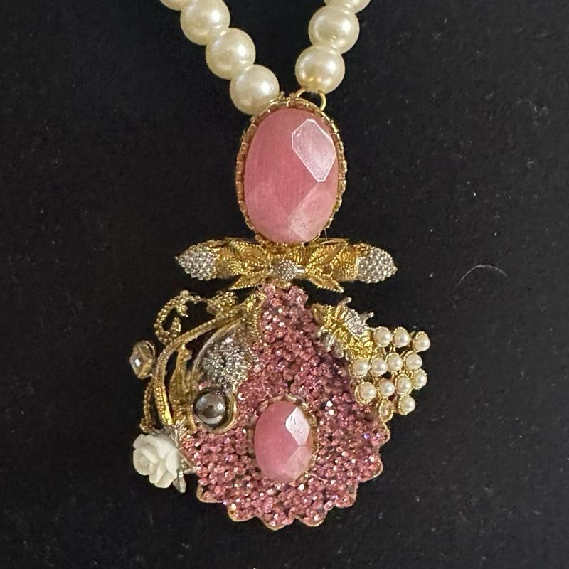 TURKISH  STYLE mala necklace with turkish stones  Only MALA - My Jewel Box