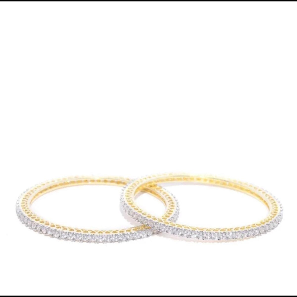 Anabiya 2 piece American diamond bangles bracelets