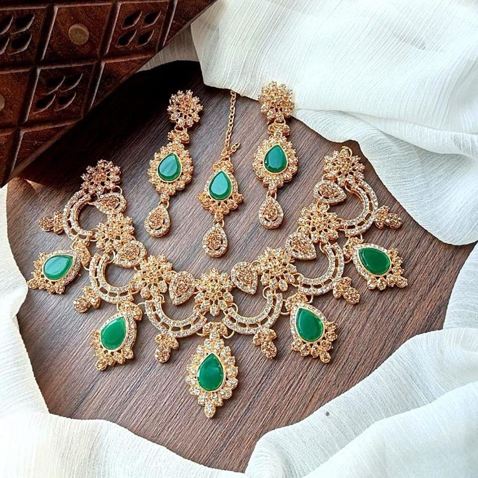 MAHAM  zircon necklace set JBC004