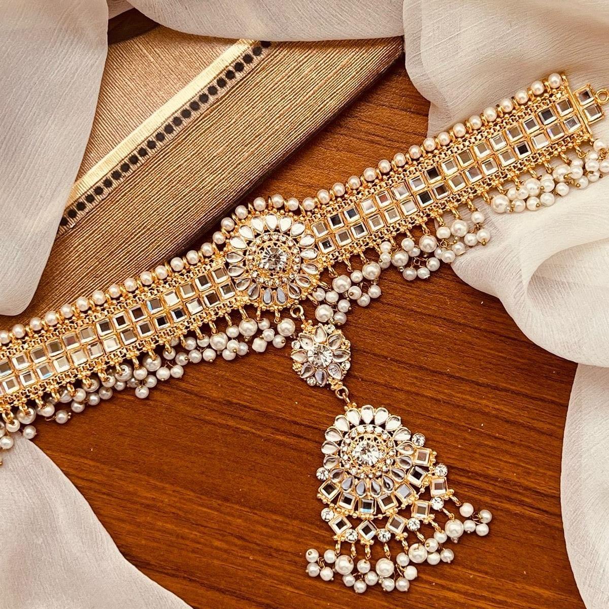 Alia bhatt style matha pati  headpiece