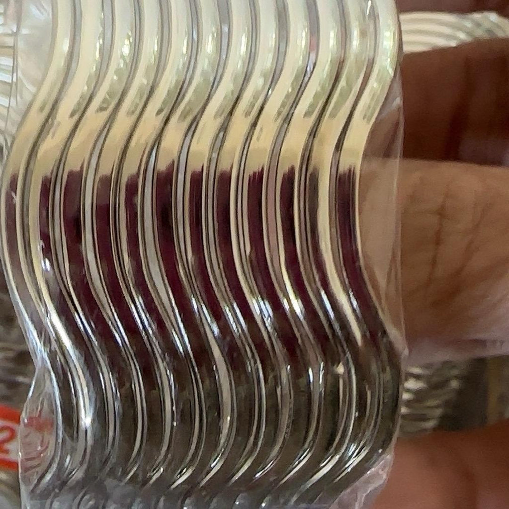 Wavy stylish 3 colour color metal  bangles - My Jewel Box