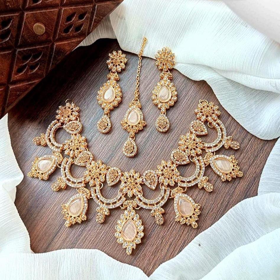 MAHAM  zircon necklace set JBC004