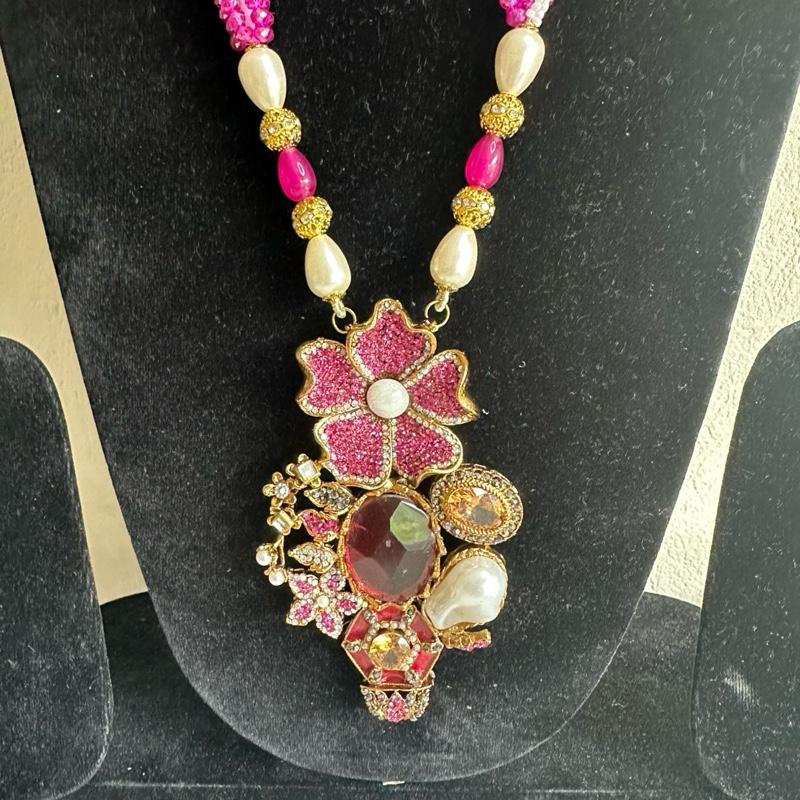 Zarwa long TURKISH  STYLE mala necklace with turkish stones  Only MALA - My Jewel Box