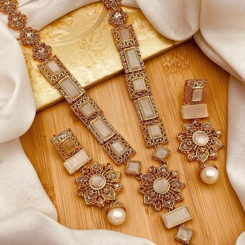 TURKISH  STYLE MALA SET with earring - My Jewel Box