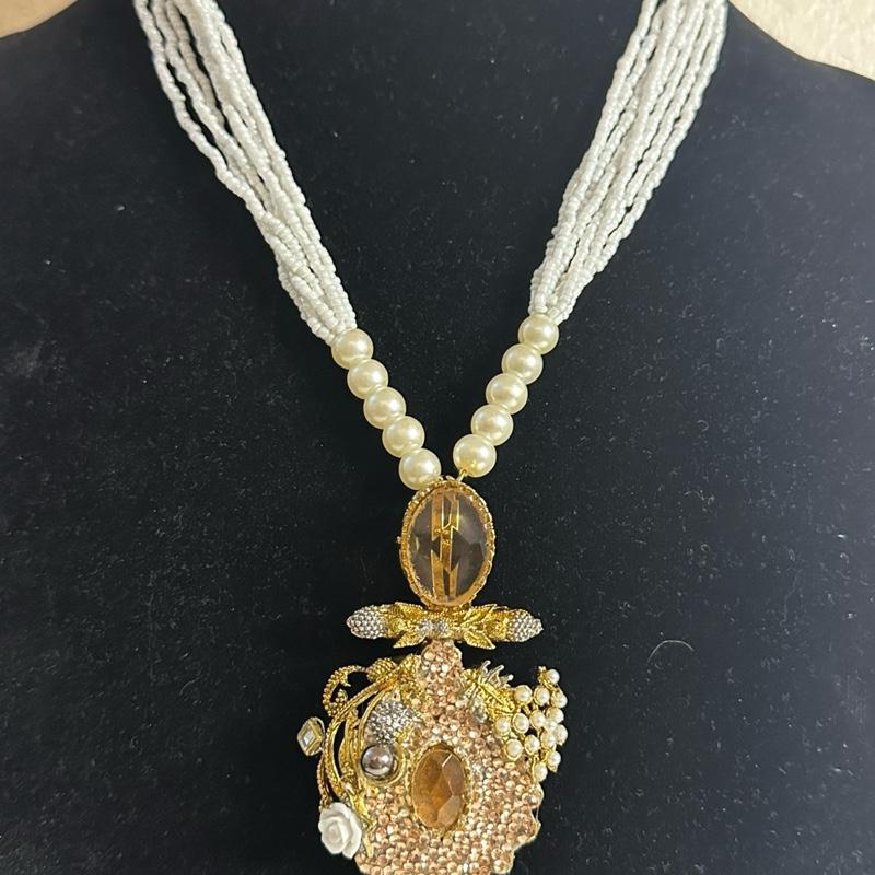 TURKISH  STYLE mala necklace with turkish stones  Only MALA - My Jewel Box