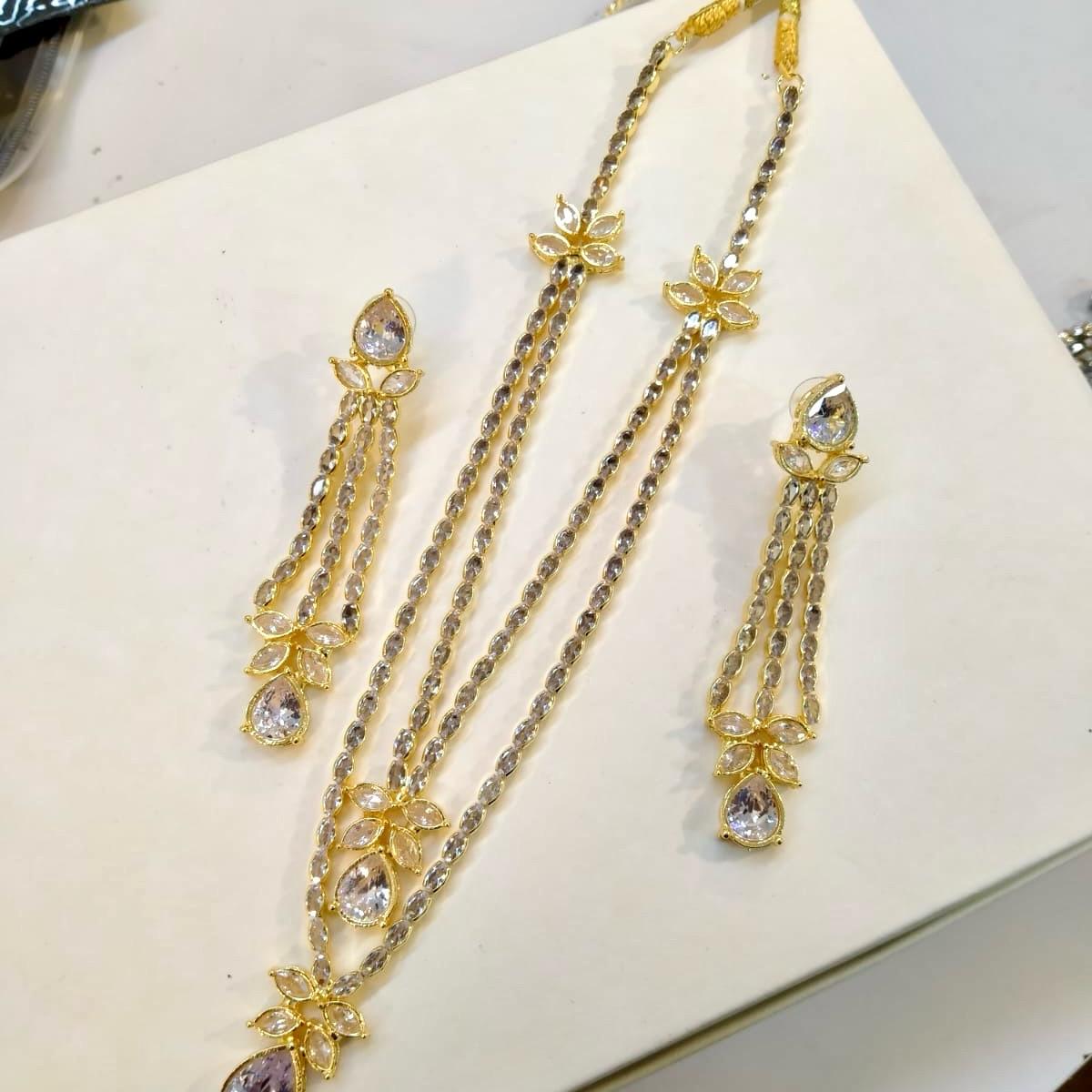 Zircon elegant necklace set Birthday Wedding Engagement Anniversary