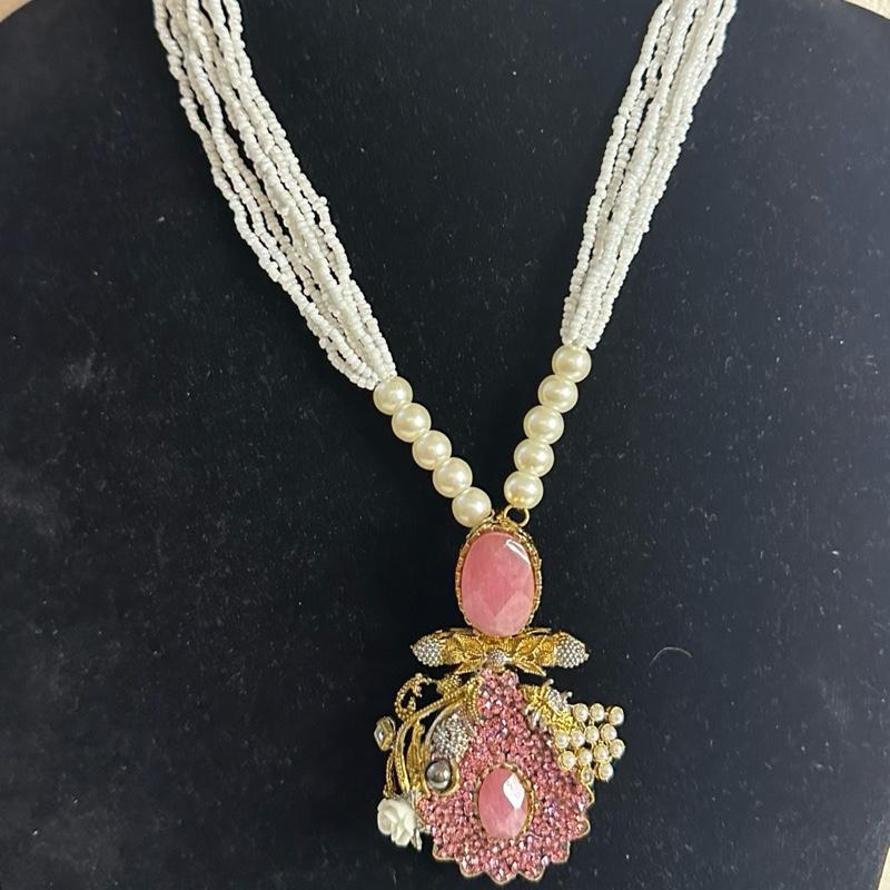 TURKISH  STYLE mala necklace with turkish stones  Only MALA - My Jewel Box