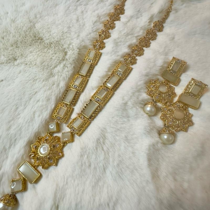 TURKISH  STYLE MALA SET with earring - My Jewel Box